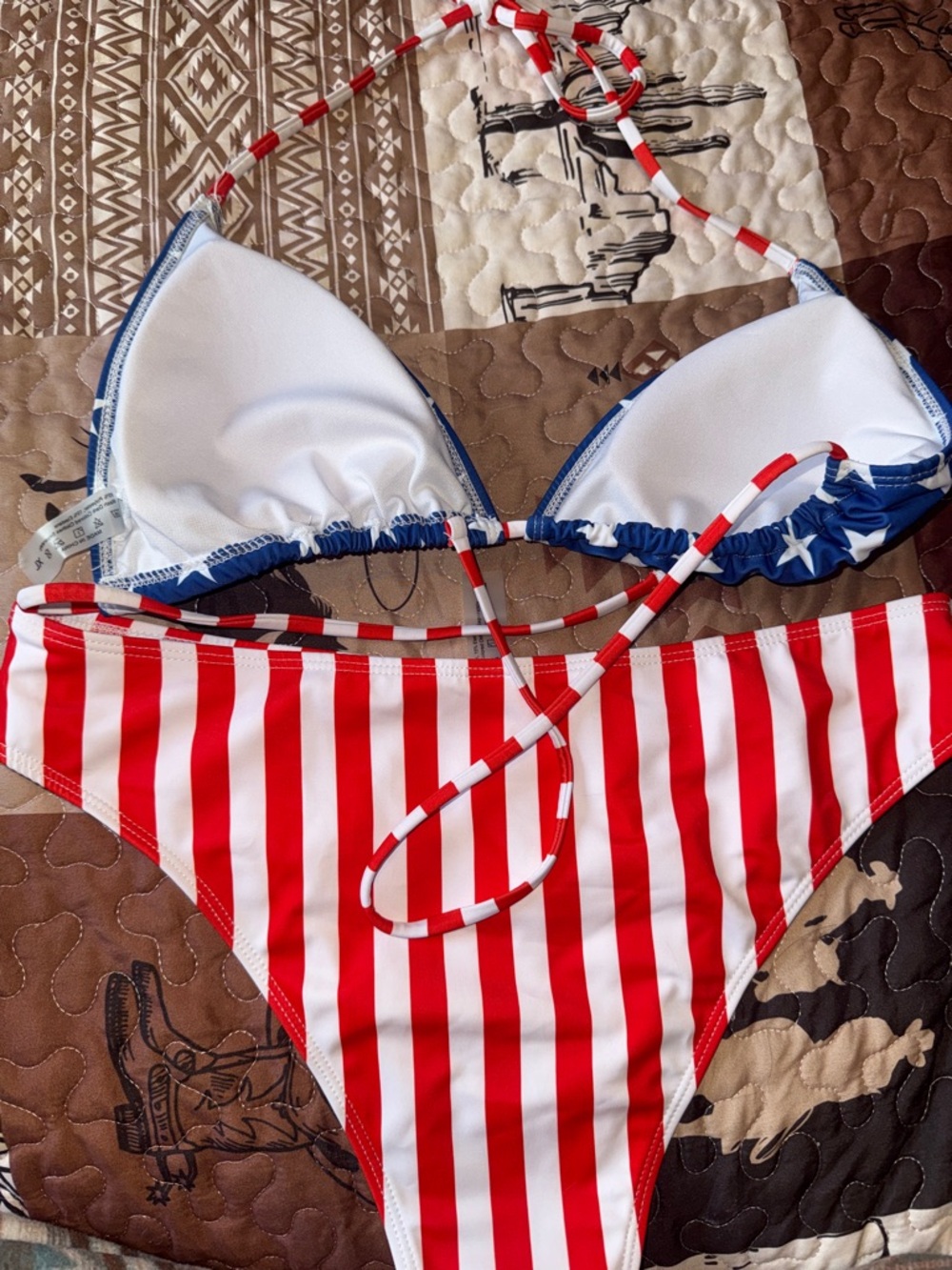 American flag bikini - Picture 3 of 3